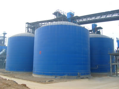 桦南水泥钢板库改造