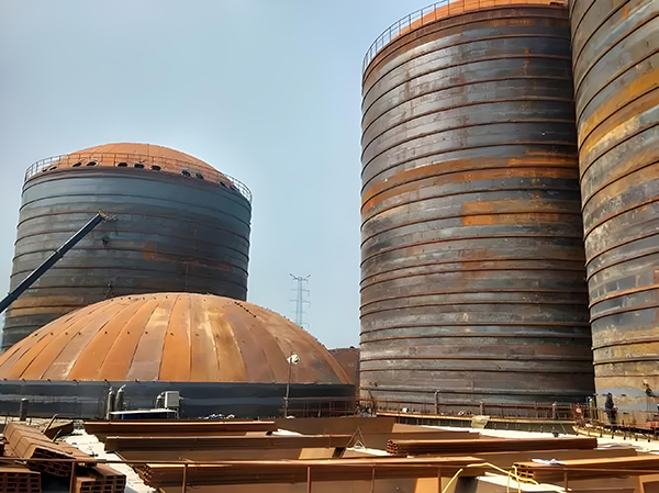 桦南焦粉钢板仓